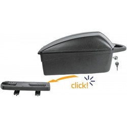 Top case Polisport Luxe with quick release - black