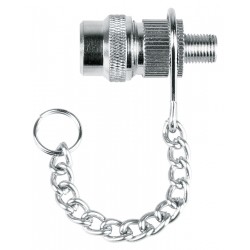 Push-on nipple with chain SKS for DV/ SV-valve
