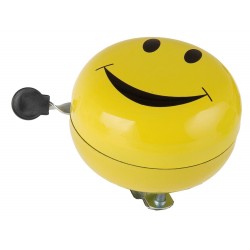Bicycle bell Ding-Dong M-Wave  ø80mm - smiley yellow