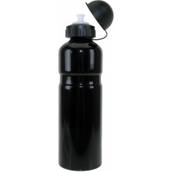 Water bottle aluminium 750 ml - black
