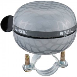 Fietsbel Basil Noir Big Bell ø60mm - zilver