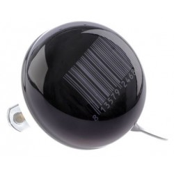 Bicycle bell Ding-Dong NietVerkeerd Stripes ø60 mm - black with white barcode