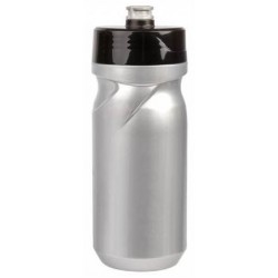 Flasche mit Schraubverschluss Polisport S600 - 600 ml - Silber / Schwarz