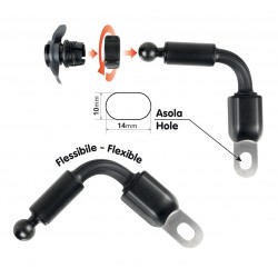 Lampa Opti-Arm support de montage flexible