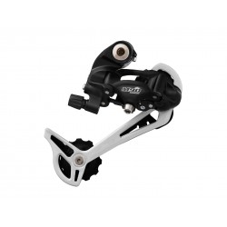 Rear derailleur 9-speed Sunrace RDM91 with long cage - direct mount - silver/black