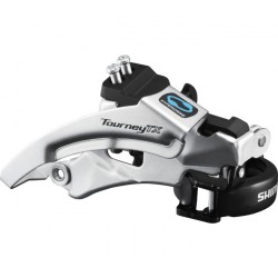 Front derailleur 7/8-speed Shimano Tourney FD-TX800 top swing - high clamp 42-48T - black