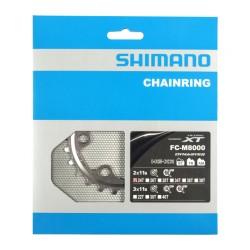 Chainring  28T Shimano Deore XT FC-M8000 2 x 11 speed - silver