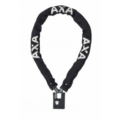 Chain lock Axa Clinch+ 85/6 with polyester sleeve - black