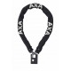 Chain lock Axa Clinch+ 85/6 with polyester sleeve - black