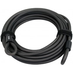 Slotkabel Axa Double Loop 1000/10 - zwart