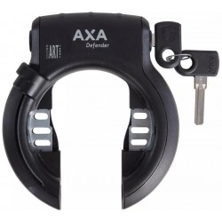 Ringslot Axa Defender met Bosch 2 rack cilinder - glanzend zwart  (werkplaatsverpakking)