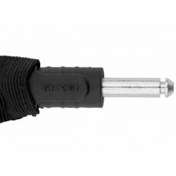 Plug-in chain Axa ULC 100 with polyester sleeve - black