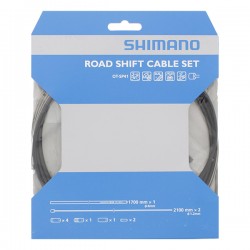 Shift cable set Shimano Race - stainless steel - black
