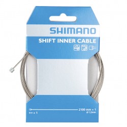 Câble de dérailleur intérieur Shimano 1,2 x 2100mm (10 pièces)