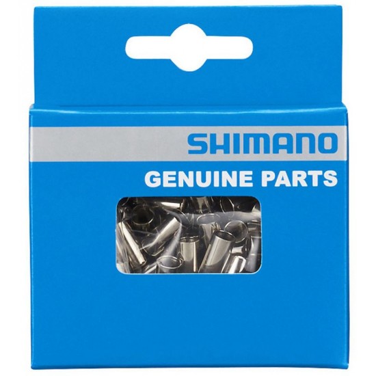 Anti-fray nipple Shimano ø1.6mm aluminium - silver (100 pieces)