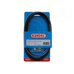 Shift cable set Elvedes 1700 / 2250mm universal Sturmey Archer - galvanised - black (blister)