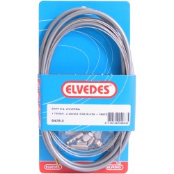 Shift cable set Elvedes 1700 / 2250 mm universal Sturmey Archer stainless steel - silver