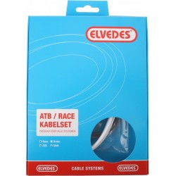 Shift cable kit Elvedes MTB/Race complete - white (in a box)