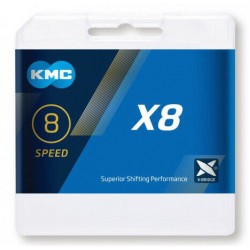 Ketting 8 speed KMC X8 1/2 x 3/32