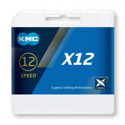 Ketting 12 speed KMC X12  126 schakels - zilver