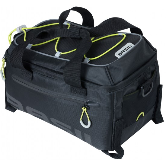 Bicycle bag for rear carrier Basil Miles 7 liters 32 x 19 x 21 cm - black