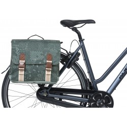 Double bicycle bag Basil Bohème MIK 35 liters 37 x 15 x 37 cm - green