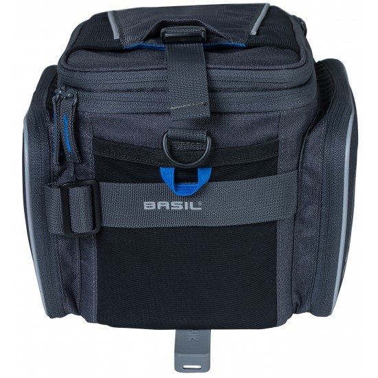 Bicycle bag for rear carrier Basil Sport Design Trunkbag MIK 7 to 15 liters 36 x 26 x 18 cm - graphite