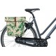 Dubbele fietstas Basil Ever-Green 28 tot 32 liter 28 x 16 x 35 cm - sandshell beige