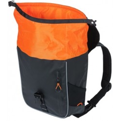 Backpack Basil Miles Tarpaulin 17 liters 31 x 17 x 44 cm - black/orange