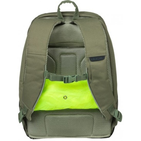 Fietsrugzak voor 15,6 inch laptop Basil B-Safe Commuter 18 liter 29 x 14 x 45 cm - olive groen