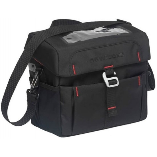 Stuurtas New Looxs Vigo Handbar Bag Klickfix 8,5 liter 26 x 22 x 15 cm - zwart