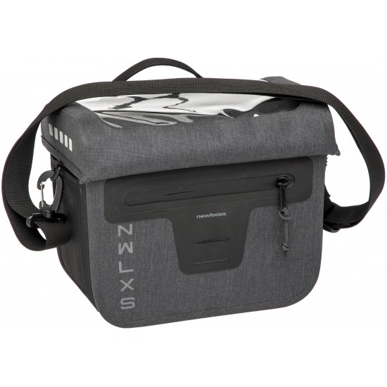 Stuurtas New Looxs Varo Handlebar Bag 9,5 liter 27 x 22 x 19 cm - grijs