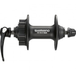 Front hub Shimano FH-M525 - 36 holes - 6 bolt disc brake mounting - black