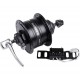 Dynamonaaf Shimano HD-3D37 3 Watt - 32 gaats - Center Lock - snelspanner - zwart