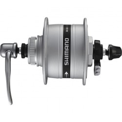 Dynamo Hub Shimano HD-3D37 3 Watt - 36 holes - Center Lock - quick release - silver
