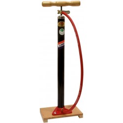 Footpump Jumbo with wooden footboard and hose