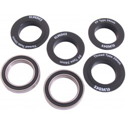 Bottom Bracket Replacement Kit Elvedes BB90 / BB95 only for Trek (6 pieces)
