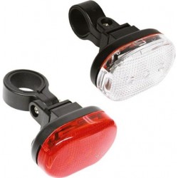 Led-Set for front + rear Edge City with batteries