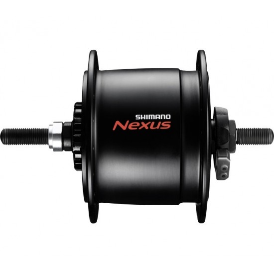 Naafdynamo Shimano Nexus DH-C6000-3R 3 Watt - 36 gaats - rollerbrakes - zwart