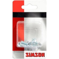 Simson Mudguard Bolts with Nuts M5x12mm (5x)