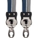 Snelbinder Quattro Simson extra sterk met 4 binders -  marine blauw/grijs