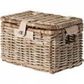 Wicker bicycle baskets