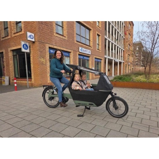 Lovens S65 Automatic bakfiets met regentent