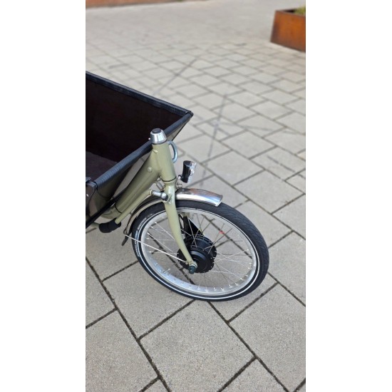 2dehands elektrische bakfiets met regentent
