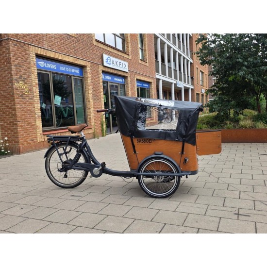 Elektrische Babboe Go hondenbakfiets met toebehoren