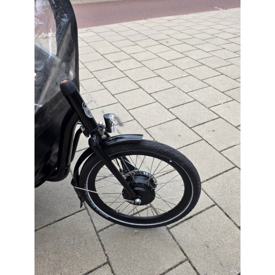 Elektrische Gazelle Cabby Bakfiets met Regentent - Zo goed a