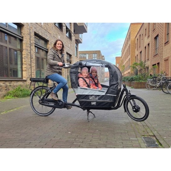 Elektrische Gazelle Cabby Bakfiets - Ideaal voor 2 kinderen