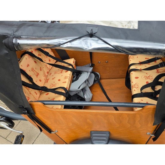 Elektrische Babboe Curve Bakfiets Moederfiets met Huif
