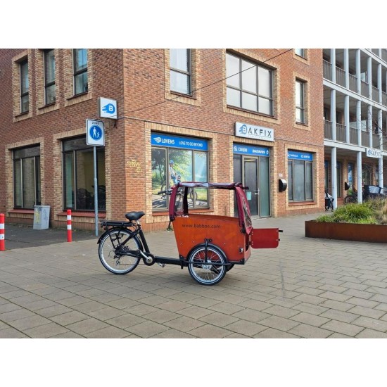 Babboe Dog/Big hondenbakfiets familie bakfiets met huif