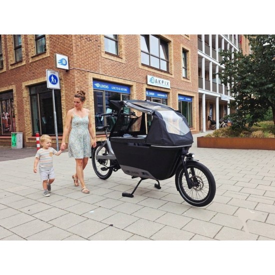 Lovens Explorer 1 Bakfiets S75 en regentent